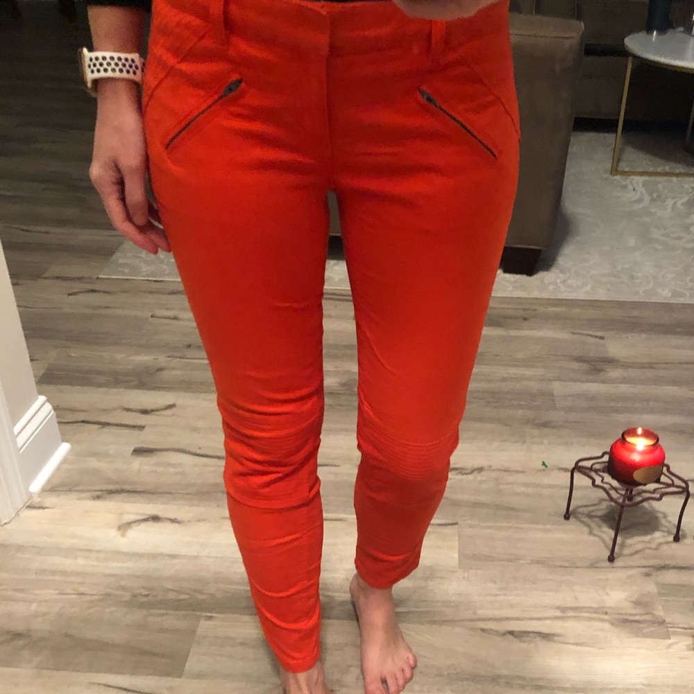 Gap size 4 red Moto jeans